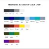 tank top color chart - The Binding Of Issac Store