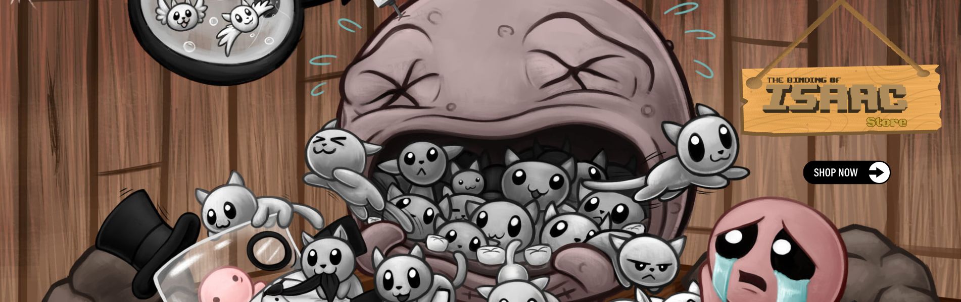 The Binding Of Isaac Store Banner - The Binding Of Issac Store